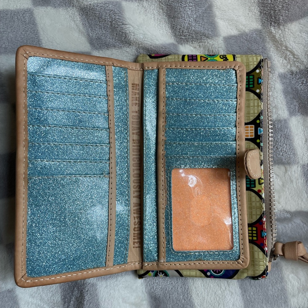 Consuela sugar skulls Slim wallet - Picture 3 of 6